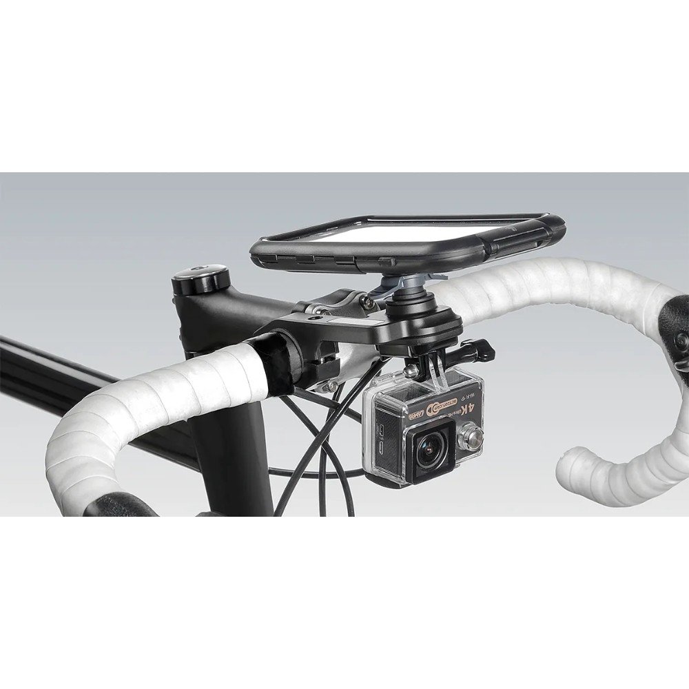 Fijación Opti-Line para manillar con soporte para Action Cam
