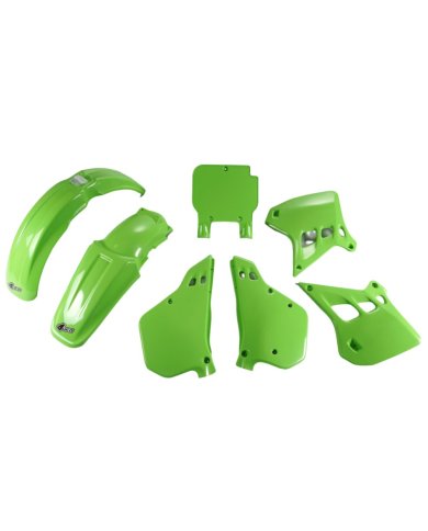 Kit de plásticos UFO Kawasaki KX 125 90-91 Kit de plásticos UFO Kawasaki KX 125 90-91