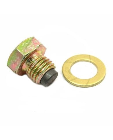 Tornillo de vaciado aceite Tornillo magnético de drenaje de aceite JMP M12 x 1.50 mm con el anillo de sellado