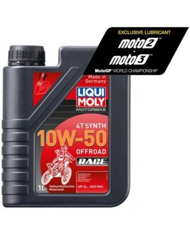 Aceite motor 4T Liqui Moly 10W50 Synth Off Road Race 1 Litro