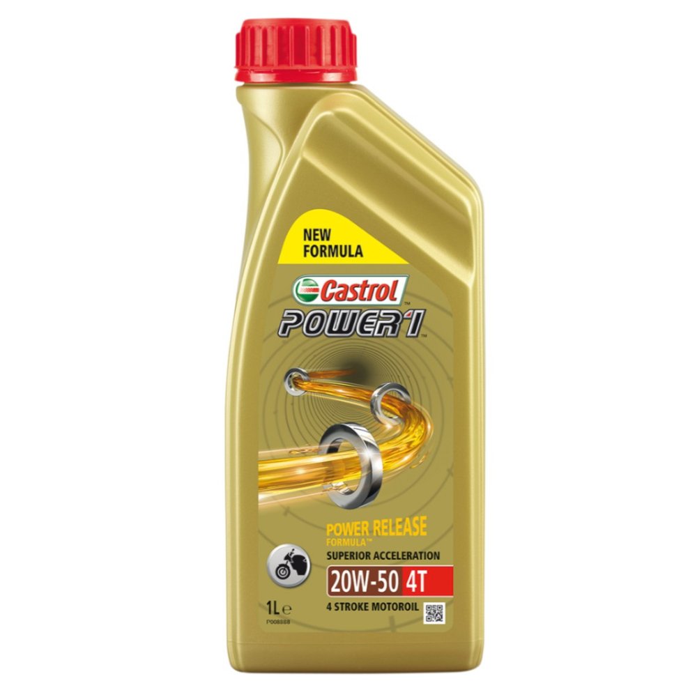 Aceite motor 4T Castrol Power1 20W50 (1 Litro)