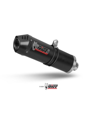 Escape MIVV OVAL CARBONO Kawasaki NINJA 650 17-22 /Z 650 17-22 Escape MIVV OVAL CARBONO Kawasaki NINJA 650 17-22 /Z 650 17-22