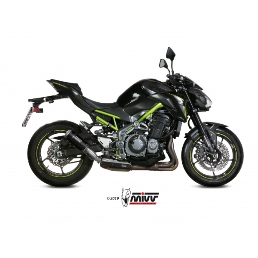Escape MIVV (slip on) MK3 BLACK INOX  Kawasaki Z 900 2017-2019 / Z900 A2 (35/70 KW) 17-22