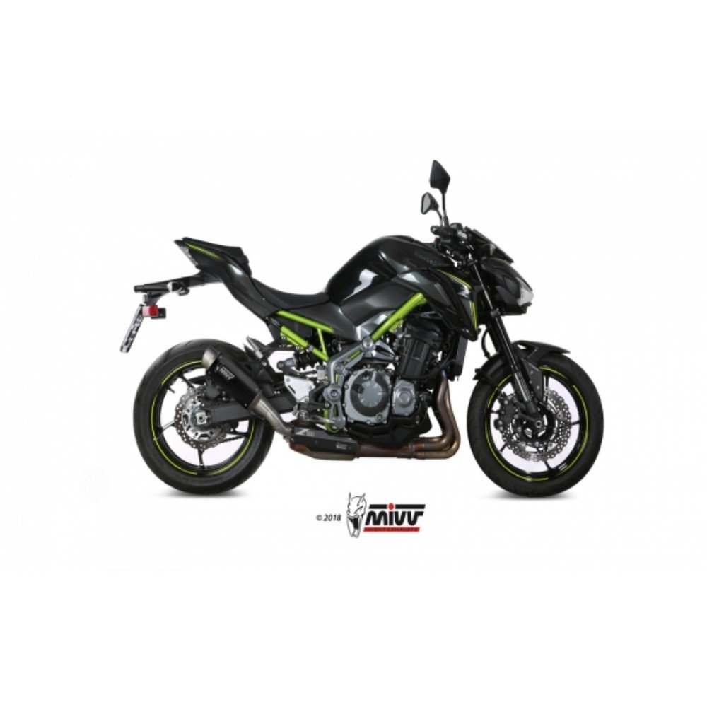 Escape MIVV (slip on) GPPRO BLACK INOX Kawasaki Z 900 17-19 / Z900 A2 (35/70 KW) 17-22 Escape MIVV (slip on) GPPRO BLACK INOX Kawasaki Z 900 17-19 / Z900 A2 (35/70 KW) 17-22
