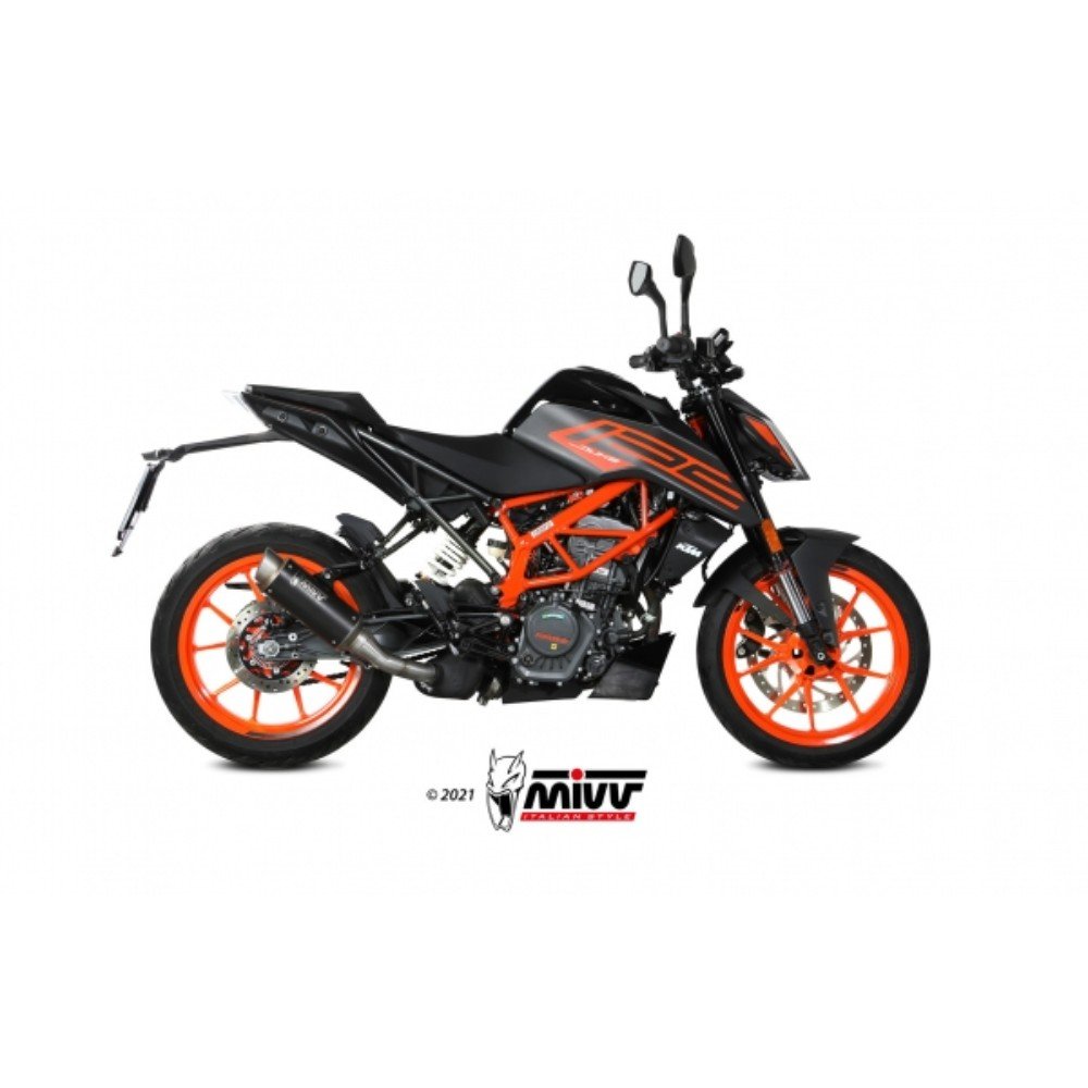 Escape MIVV (slip on) GPPRO BLACK INOX KTM 125 DUKE 2021