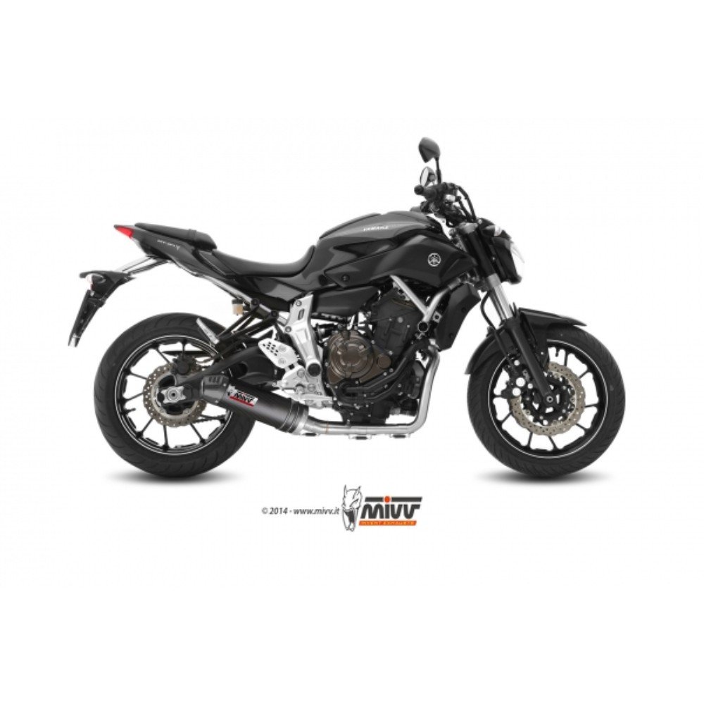 Escape MIVV OVAL CARBONO Yamaha MT-07 / FZ-07 14-21