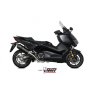 Escape MIVV OVAL BLACK INOX Yamaha T-Max 530 17-19/ T-Max 560 21-22