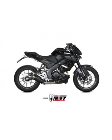 Escape MIVV GPPRO BLACK INOX Yamaha MT-125 20-21/ YZF R125 19-22