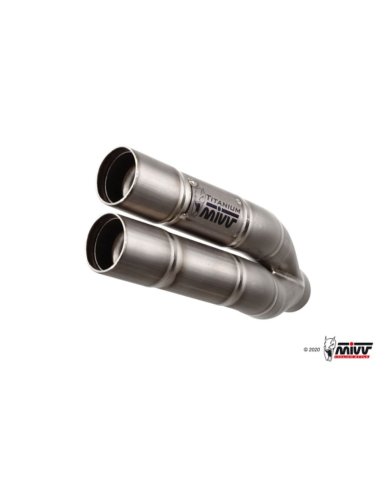 Escape MIVV (slip on) DOUBLEGUN TITANIO Kawasaki Z 900 17-19 / Z900 A2 (35/70 KW) 17-22