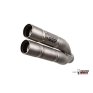 Escape MIVV (slip on) DOUBLEGUN TITANIO Kawasaki Z 900 17-19 / Z900 A2 (35/70 KW) 17-22