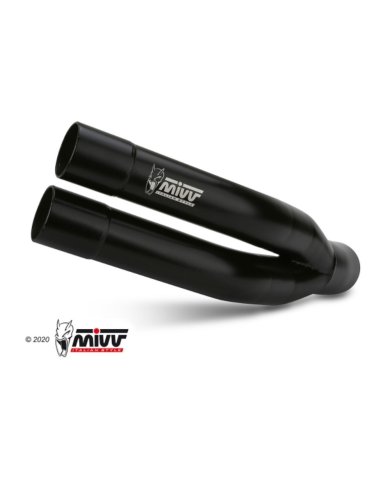 Escape MIVV (slip on) DOUBLEGUN BLACK INOX Kawasaki Z 900 17-19 / Z900 A2 (35/70 KW) 17-22 Escape MIVV (slip on) DOUBLEGUN BLACK INOX Kawasaki Z 900 17-19 / Z900 A2 (35/70 KW) 17-22