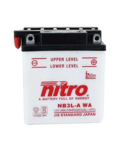 Batería Nitro de Ácido YB3L-A Batería Nitro de Ácido YB3L-A