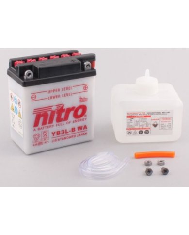 Batería Nitro de Ácido YB3L-B Batería Nitro de Ácido YB3L-B