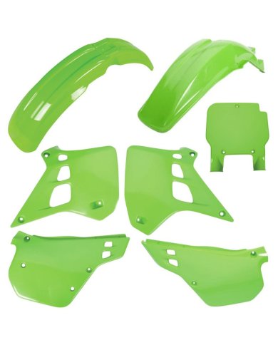 Kit de plásticos Polisport Kawasaki KX 125 90-91 Original Kit de plásticos Polisport Kawasaki KX 125 90-91 Original