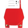 PLACA FRONTAL ROJA CRF 250 08-09 CRF 450 08