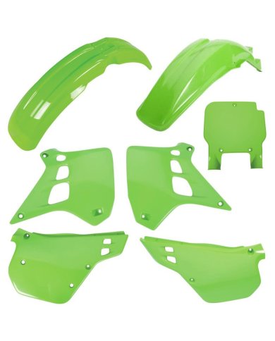 Kit de plásticos Polisport Kawasaki KX 250 90-91 Kit de plásticos Polisport Kawasaki KX 250 90-91
