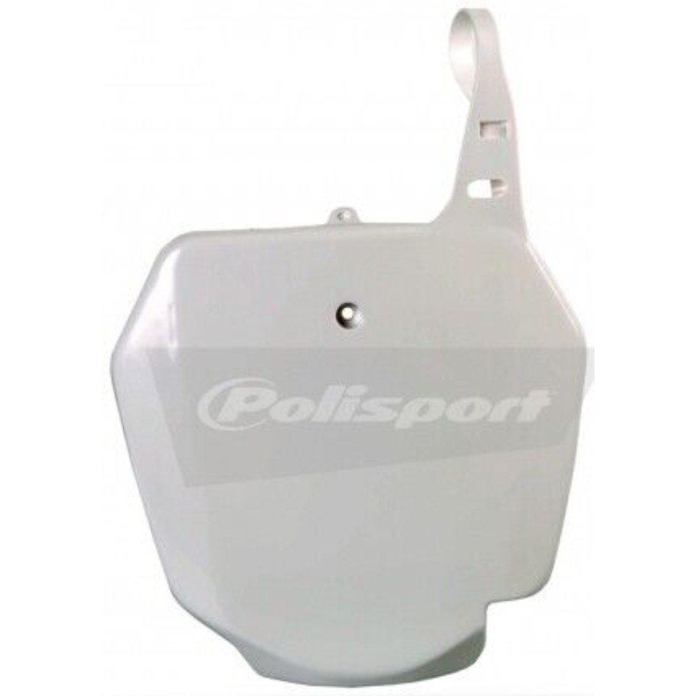 Placa frontal portanúmeros Polisport Suzuki RM 85 00-23 Blanco