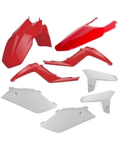 Kit plásticos Gas Gas EC 125/200/250/300 12-13 rojo/blanco