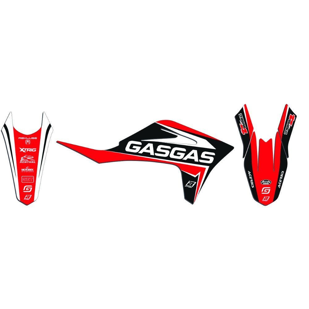 Kit de adhesivos Blackbird Racing Dream 4 Gas gas EC / MC 21-23