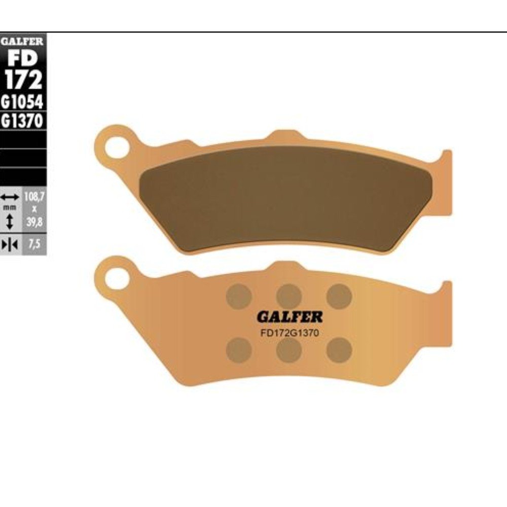Juego de pastillas Galfer sinterizadas (106)