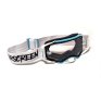 Gafas Airscreen Aero EX 02 Blanca/Azul cristal con aberturas laterales