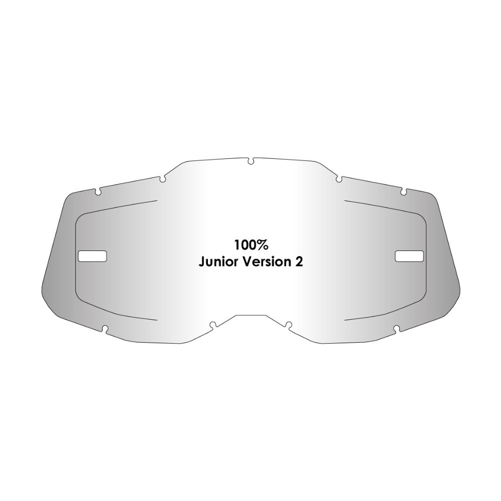 Cristal Airscreen con aberturas laterales 100% Strata 2 Accuri 2  Niño