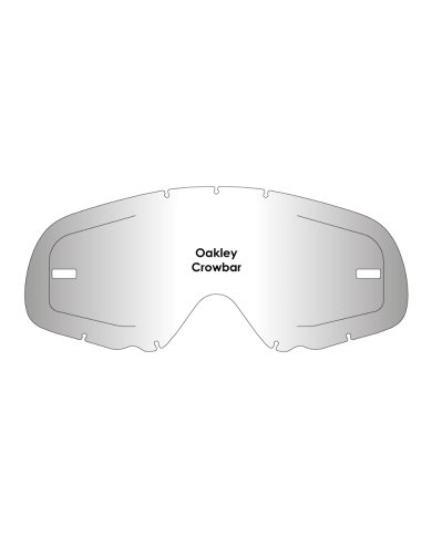 Cristal Airscreen con aberturas laterales Oakley Crowbar