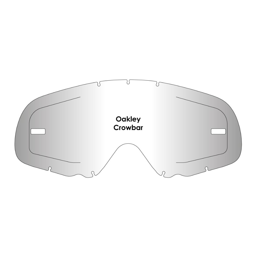 Cristal Airscreen con aberturas laterales Oakley Crowbar