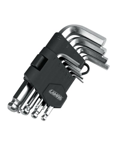Llave Allen macho hexagonales (9 piezas)