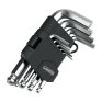 Llave Allen macho hexagonales (9 piezas)