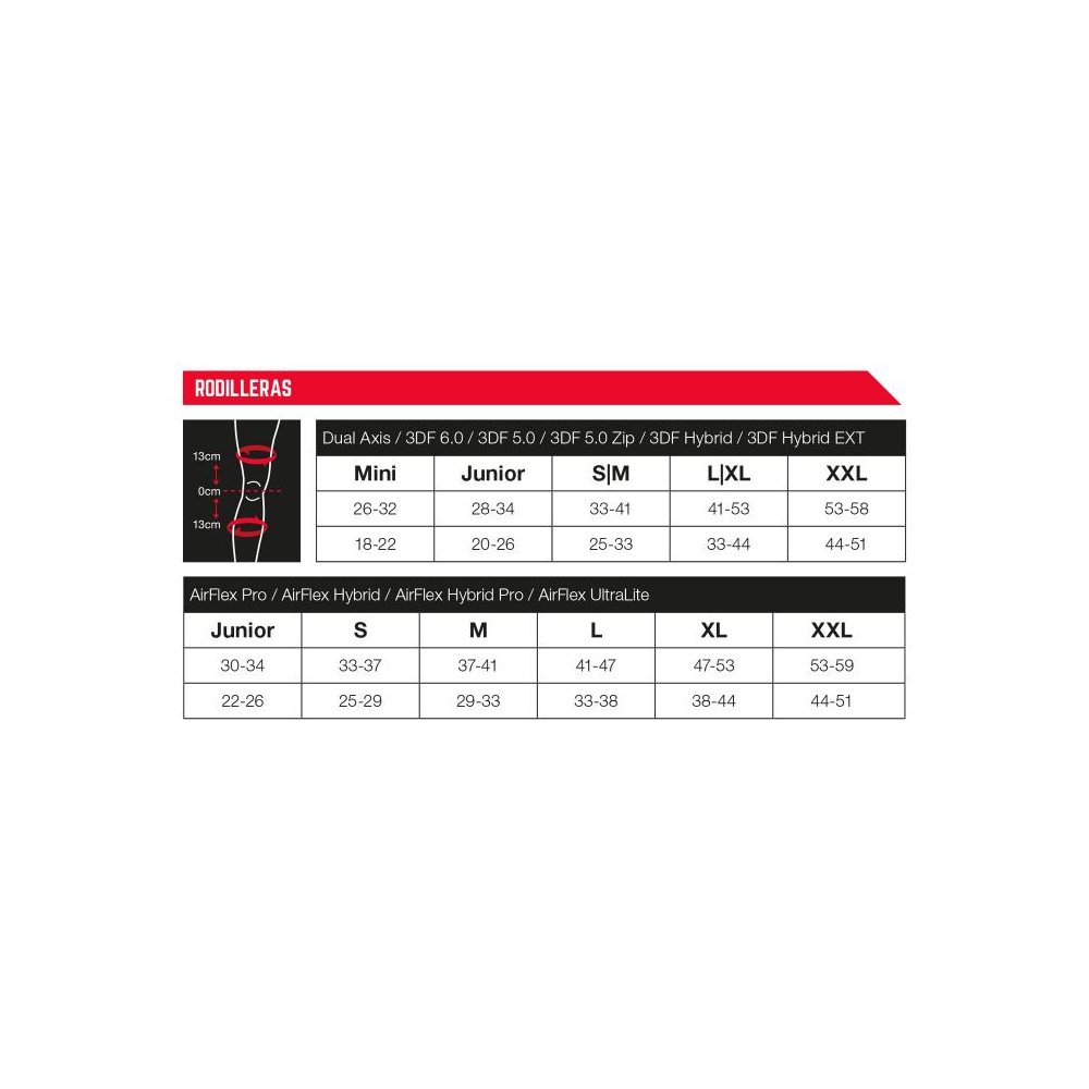 Rodilleras y Espinilleras Dual Axis Pro