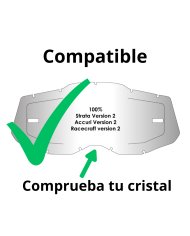 Cristal Airscreen con aberturas laterales 100% Strata 2 Accuri 2 Racecraft 2