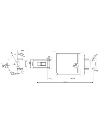 Motor arranque Yamaha Raptor 660 01-05