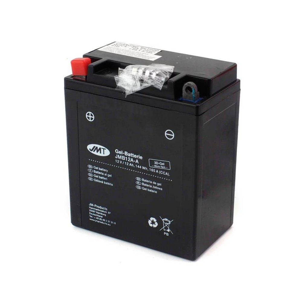 Batería moto YB12A-A Gel JMT