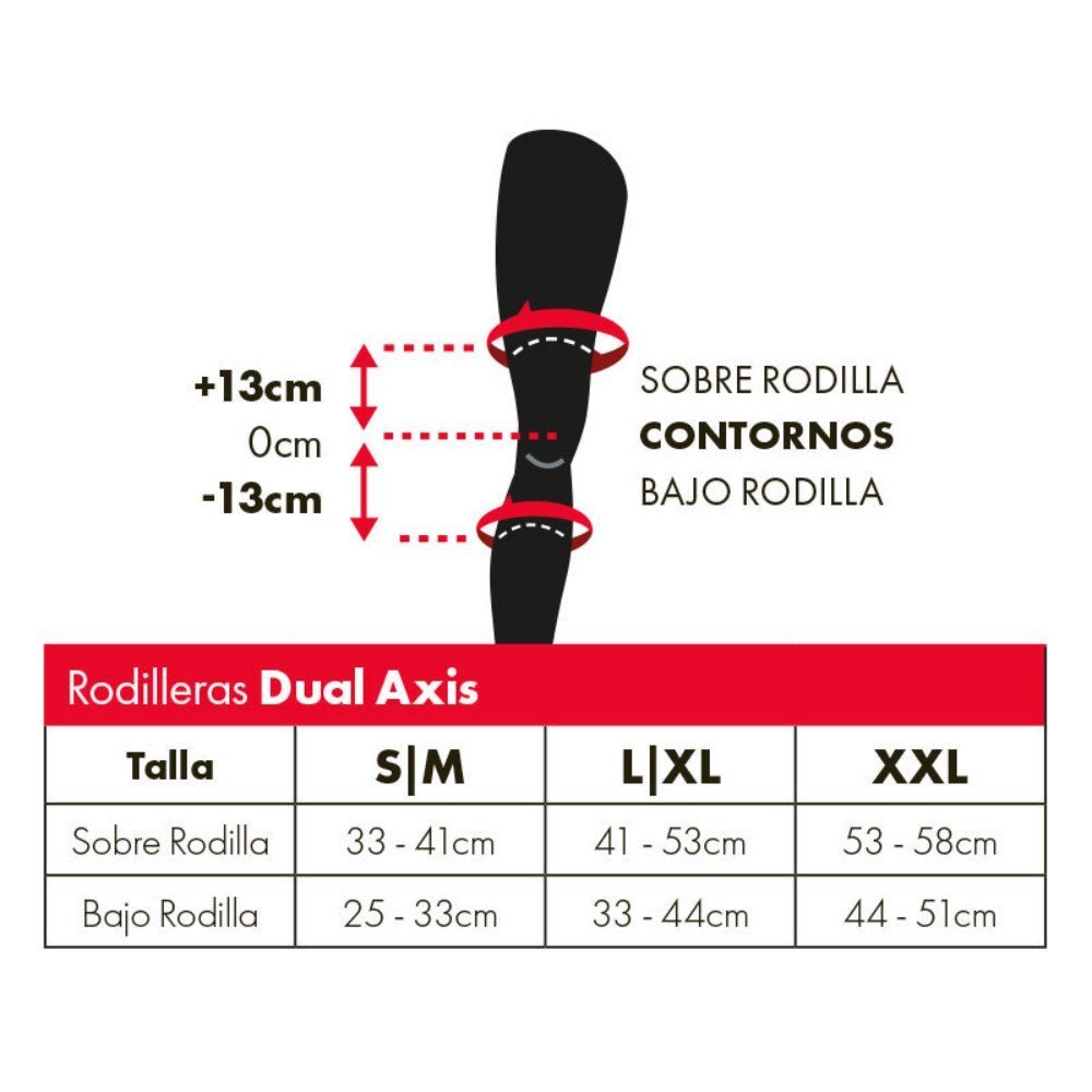 Rodilleras Leatt Dual Axis