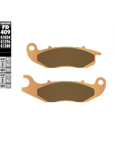 Pastillas Galfer FD409G1396