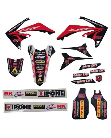 Kit de Pegatinas BLACKBIRDRACING Honda CRF 450 R 09 - 12 / CRF 250 R 10-13 Kit de Pegatinas BLACKBIRDRACING Honda CRF 450 R 09 - 12 / CRF 250 R 10-13