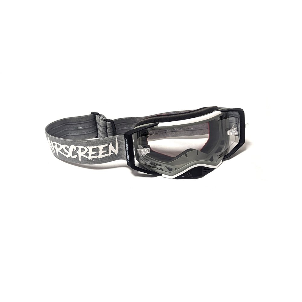 Gafas Airscreen Aero EX 03 Gris/Blanca cristal con aberturas laterales