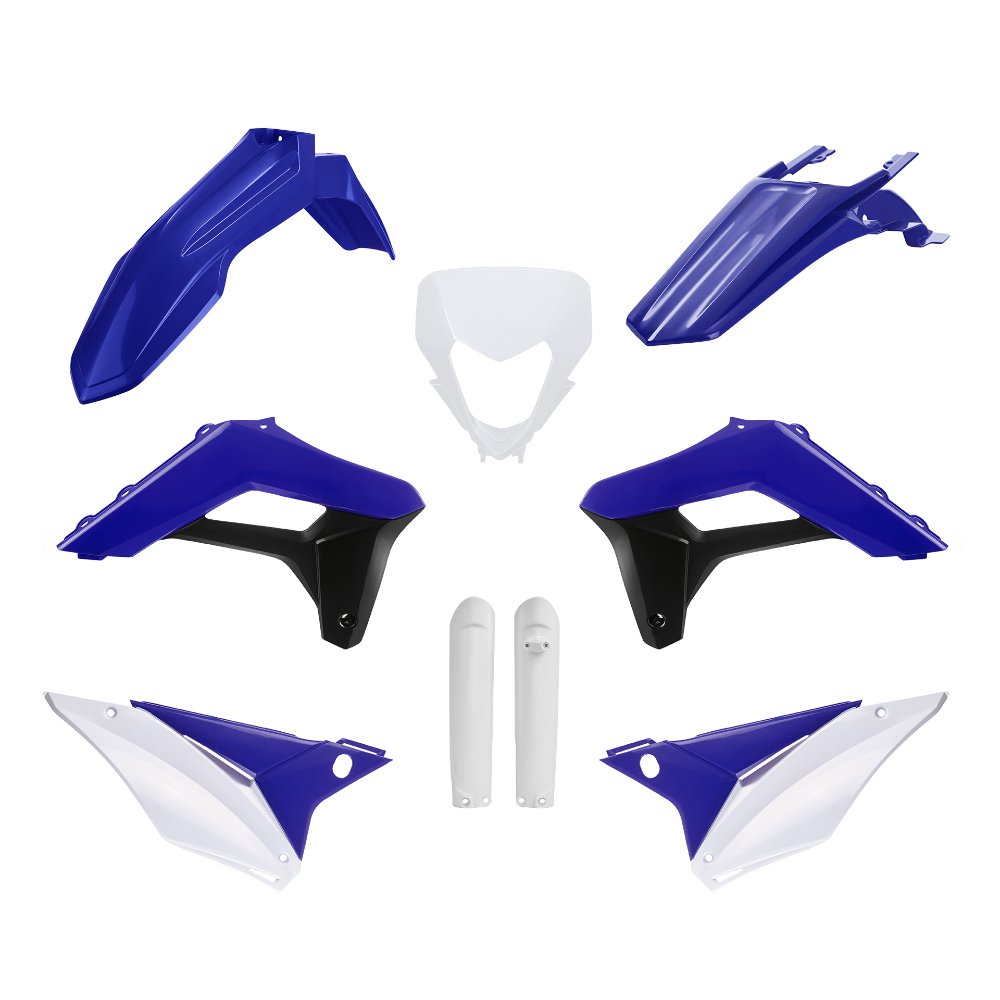 Full kit de plásticos Polisport Sherco SE-R / SEF-R 24 Azul/Blanco