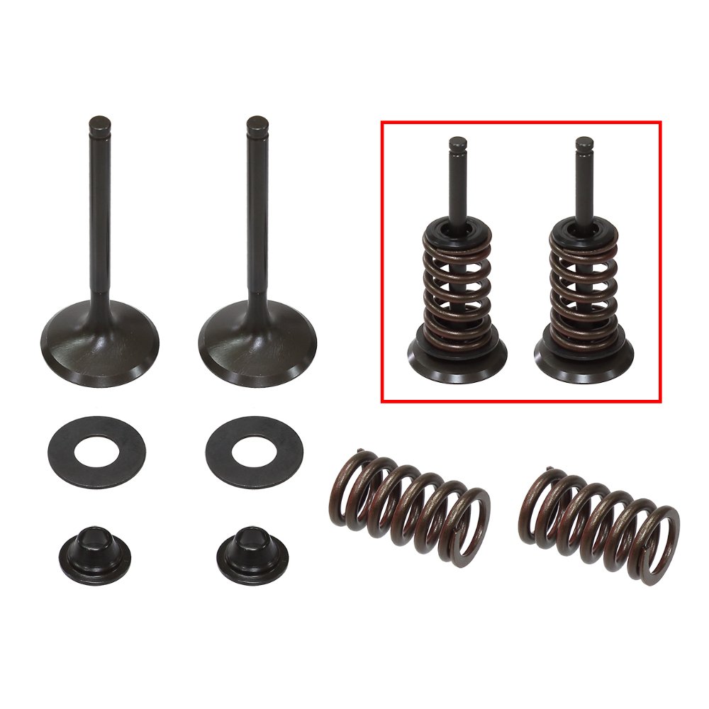 Kit válvulas completo escape con muelles Kawasaki KX 450 F 09-15