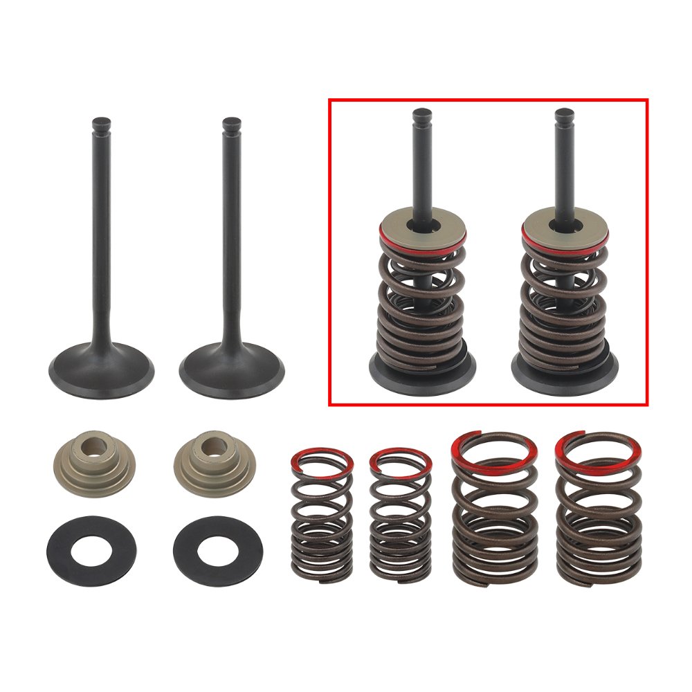Kit válvulas completo escape con muelles Kawasaki KX 450 F 06-08