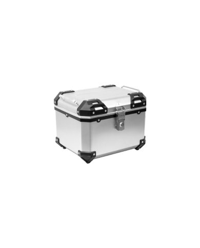 Baúl de Plástico imitación a  aluminio 45L