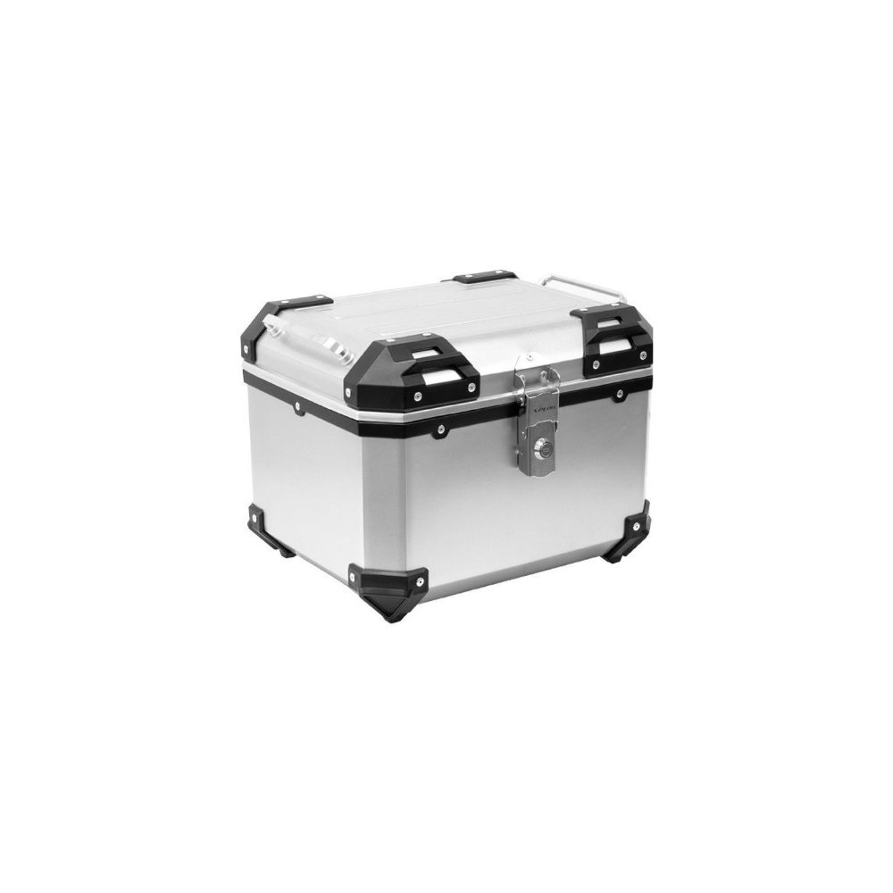 Baúl de Plástico imitación a  aluminio 45L