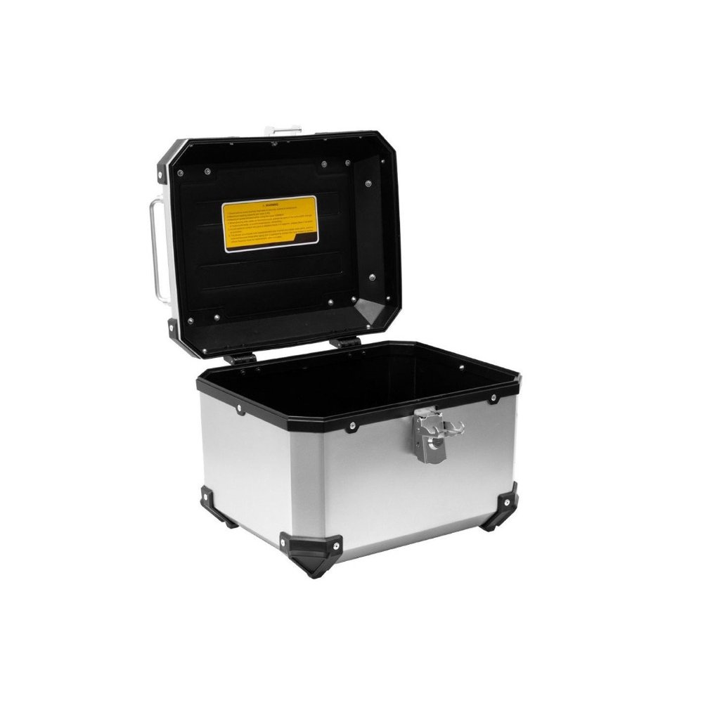 Baúl de Plástico imitación a  aluminio 45L