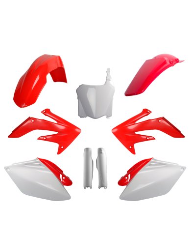 Full kit de plásticos Polisport Honda CRF 250 R 2008 Full kit de plásticos Polisport Honda CRF 250 R 2008