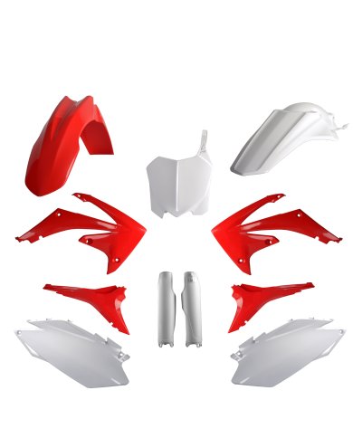 Full kit de plásticos Polisport Honda CRF 250 R 11-13 / CRF 450 R 11-12 Réplica Full kit de plásticos Polisport Honda CRF 250 R 11-13 / CRF 450 R 11-12 Réplica
