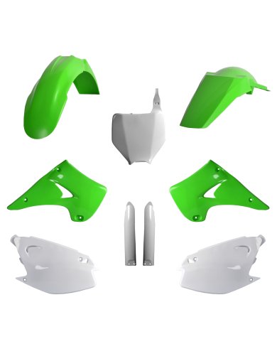 Full kit de plásticos Polisport Kawasaki KX 125/250 2003 Original Full kit de plásticos Polisport Kawasaki KX 125/250 2003 Original