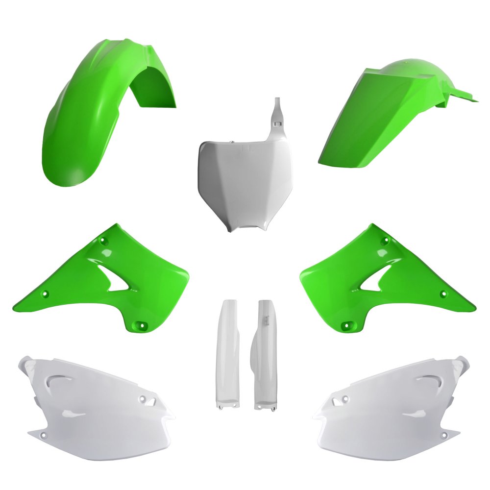 Full kit de plásticos Polisport Kawasaki KX 125/250 04-08