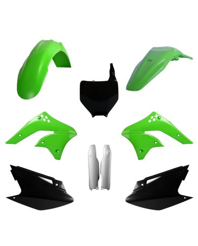Full kit de plásticos Polisport Kawasaki KX 250 F 06-08 Original Full kit de plásticos Polisport Kawasaki KX 250 F 06-08 Original