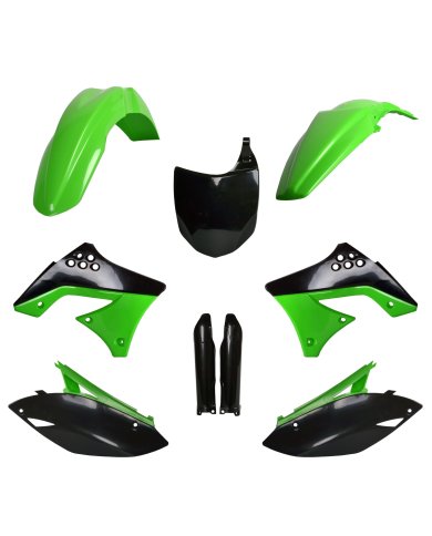 Full kit de plásticos Kawasaki KX 250 F 09-12 Full kit de plásticos Kawasaki KX 250 F 09-12